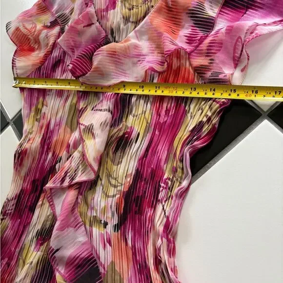 East 5th Multicolor Floral Ruffle Blouse - Picture 10 of 10